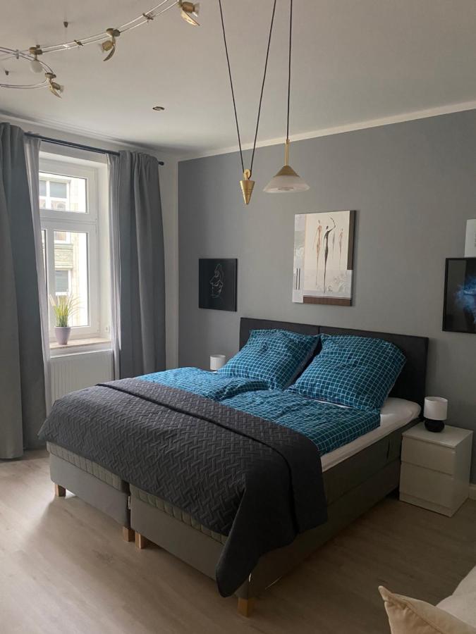 Ferienwohnung Mit Terrasse Aue  Bagian luar foto