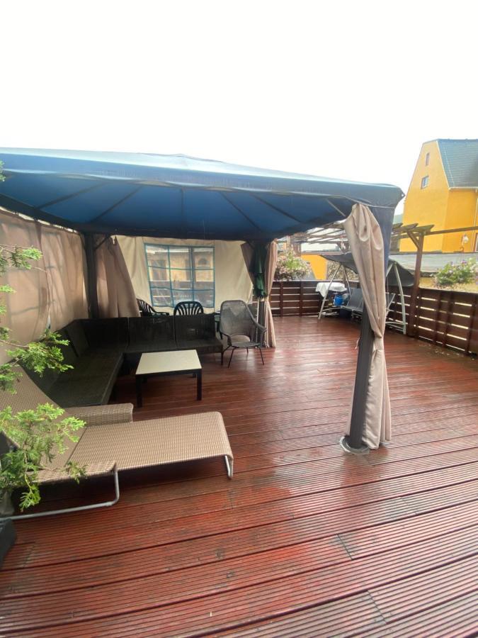 Ferienwohnung Mit Terrasse Aue  Bagian luar foto